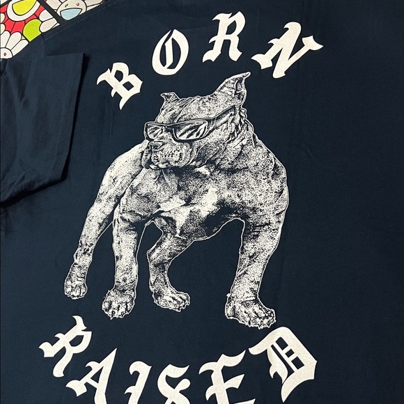 BORN X RAISED Bulldog Dark Navy - Picture 8 of 9